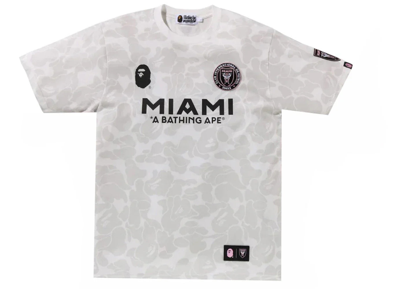 Camiseta Edición Especial Inter de Miami x Bape