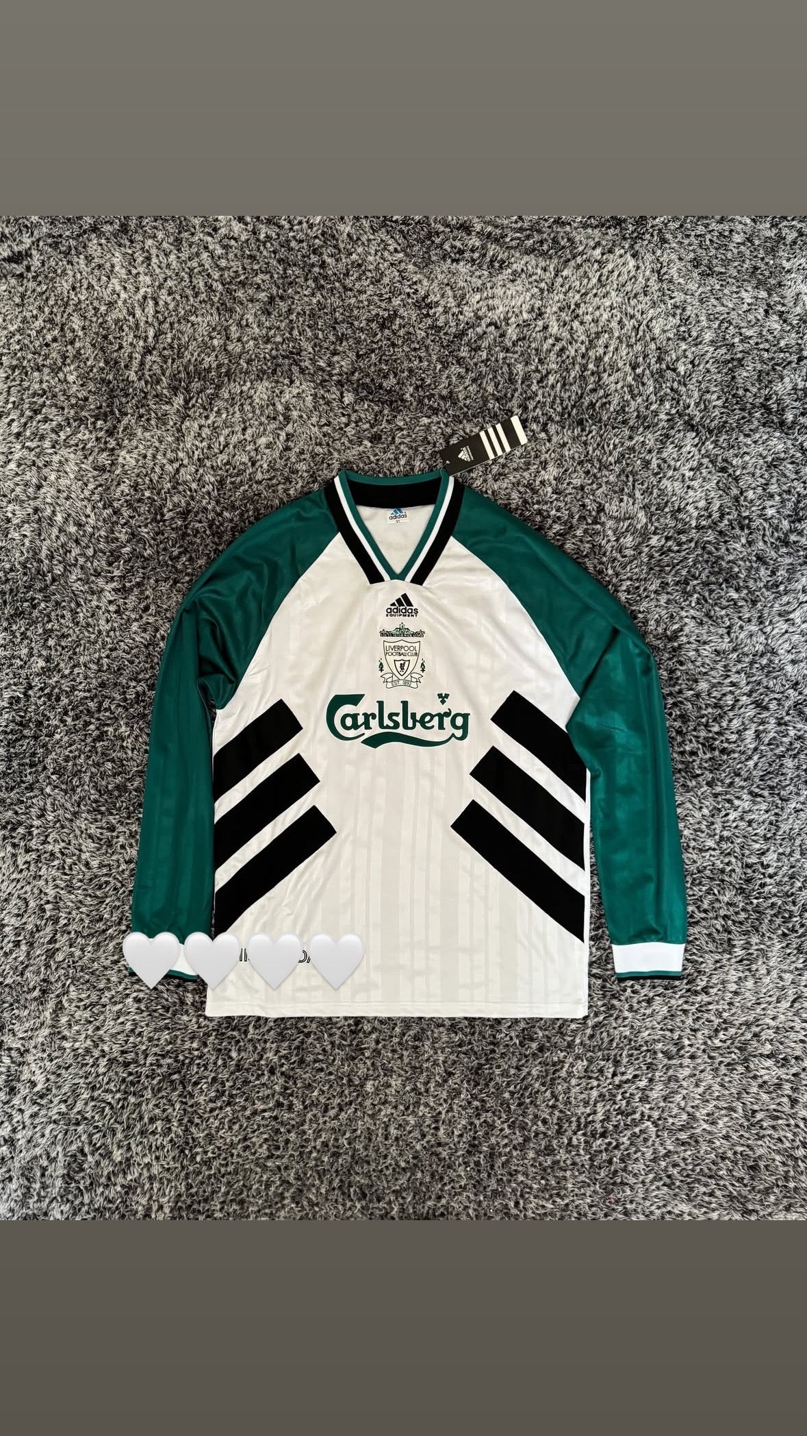 Camiseta Manga Larga Liverpool 1995