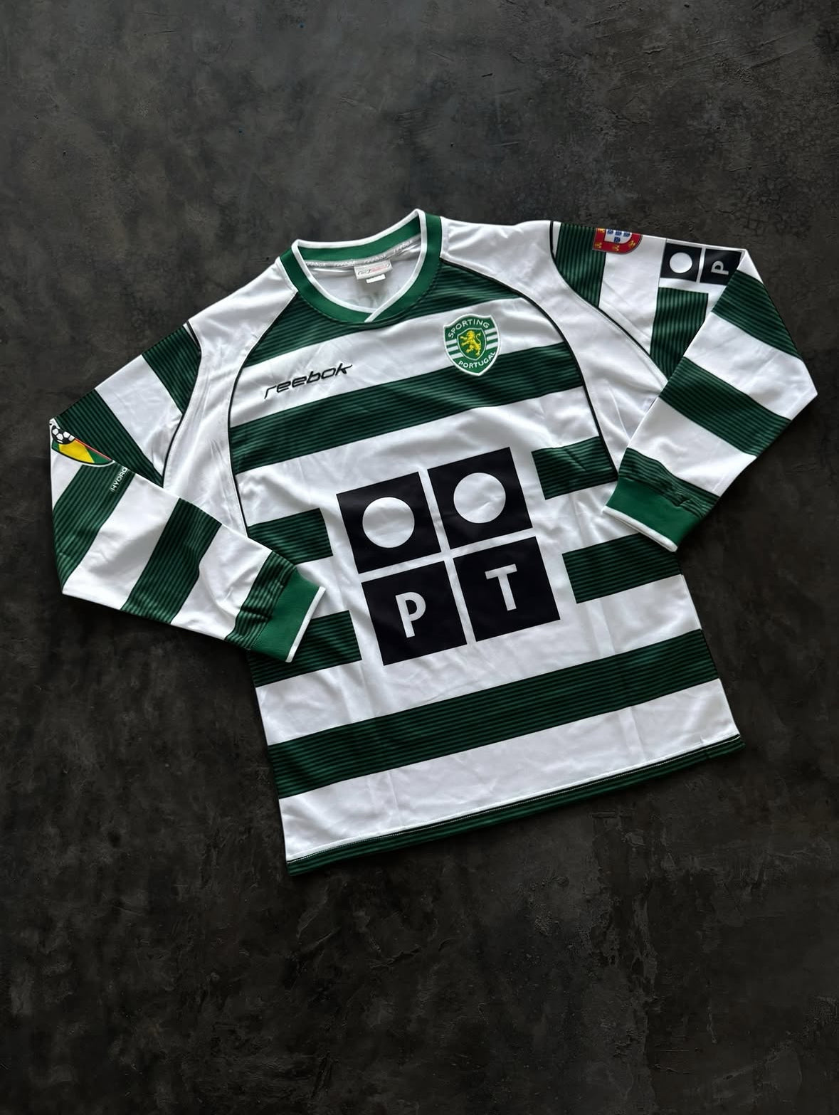 Camiseta Sporting Lisboa 2003 Manga Larga