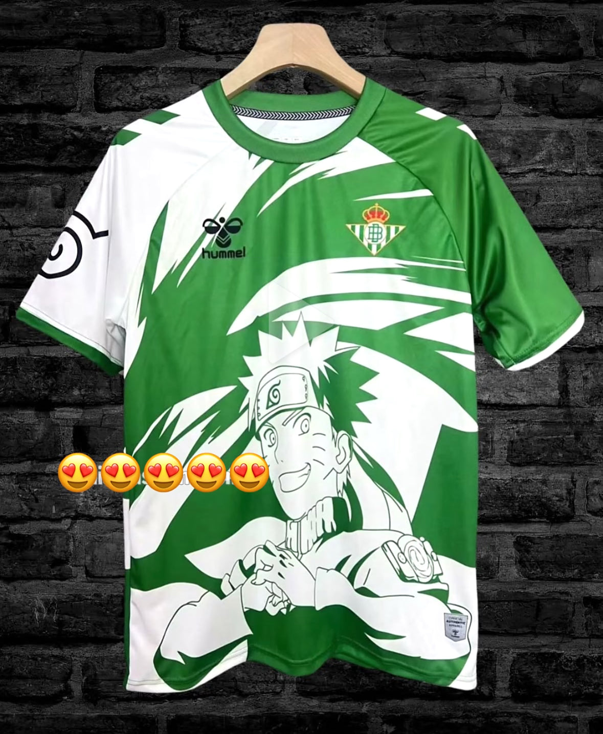 Camiseta edición especial Betis x Naruto