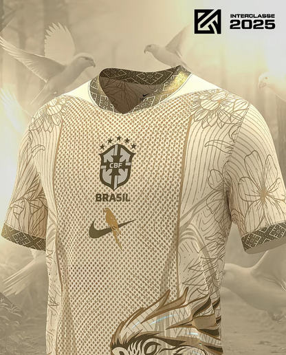 Camiseta Edicion Especial Brasil Oro