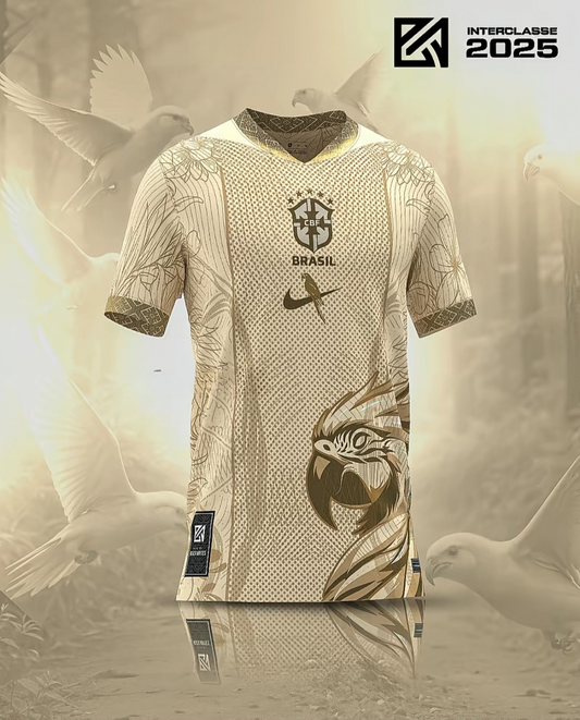 Camiseta Edicion Especial Brasil Oro