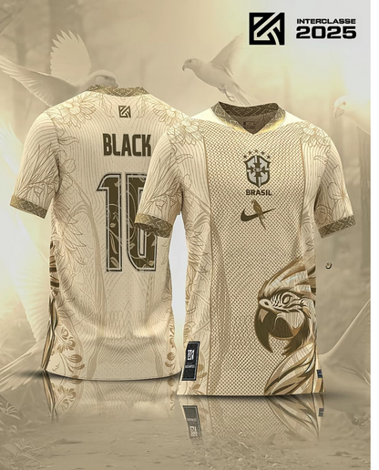 Camiseta Edicion Especial Brasil Oro