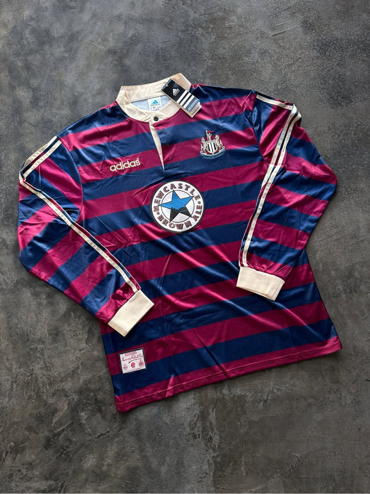 Camiseta Newcastle 1998 Manga Larga